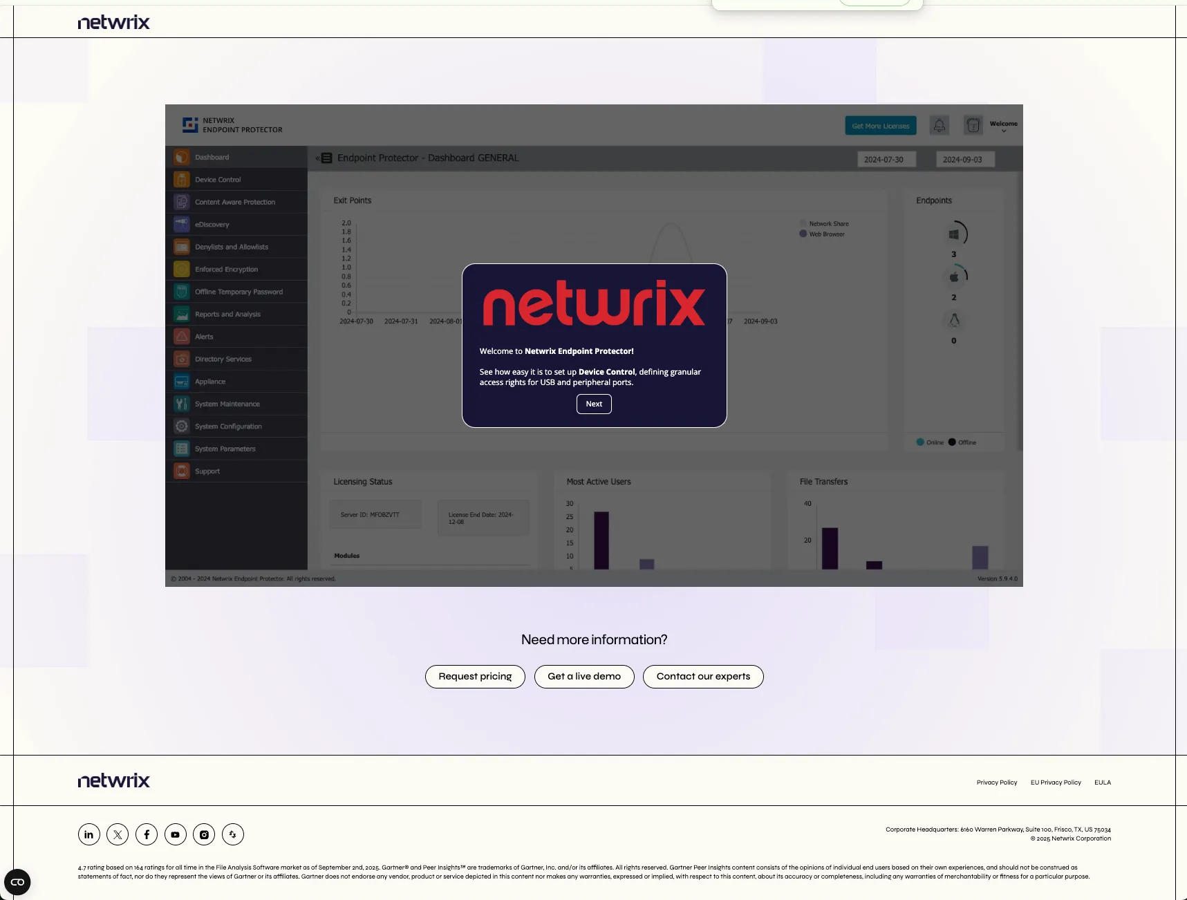 simplified header footer
